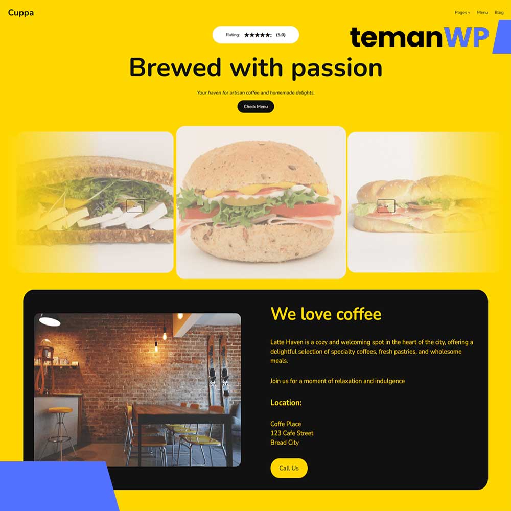 Cuppa - Theme WordPress