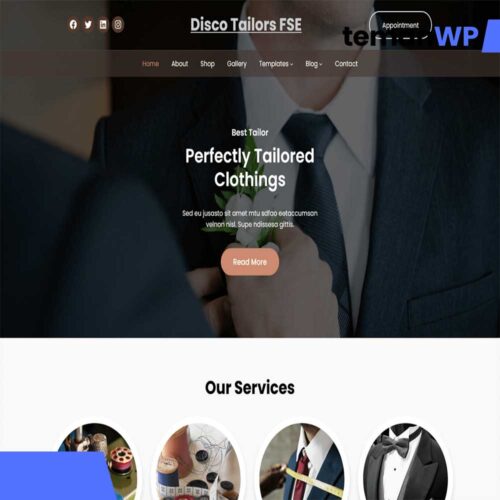 Disco Tailors FSE 1.1 - Theme WordPress
