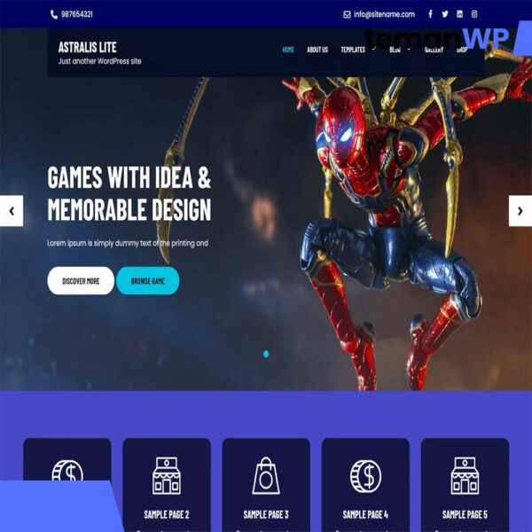 Astralis Lite.1.0 - Theme WordPress