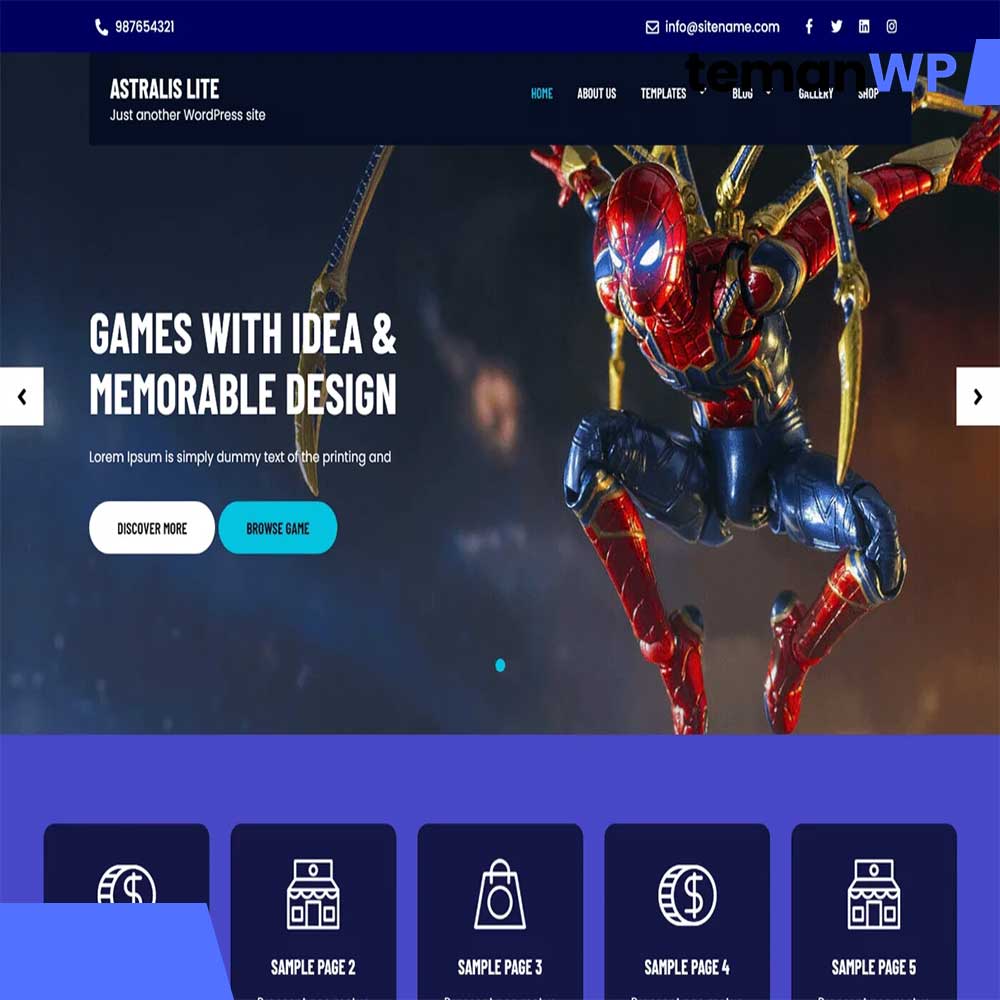 Astralis Lite.1.0 - Theme WordPress