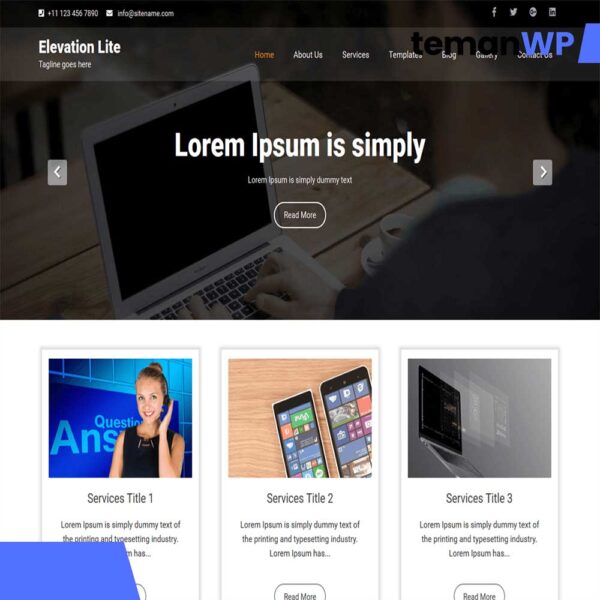 Elevation Lite.1.0.3 – Theme WordPress