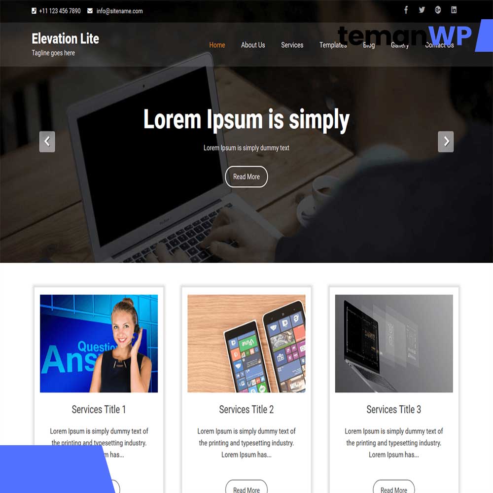Elevation Lite.1.0.3 – Theme WordPress