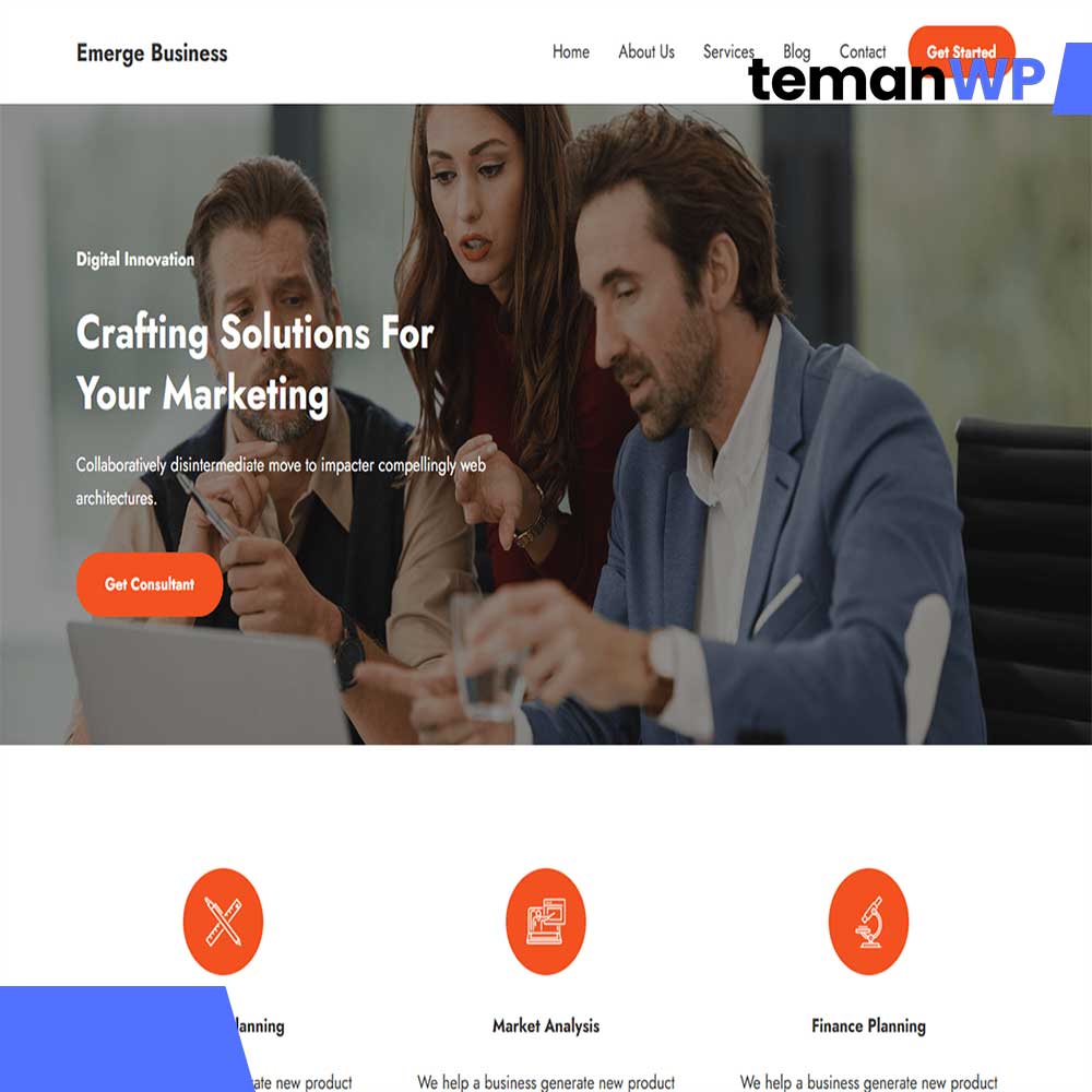 Emerge Business – Theme WordPress