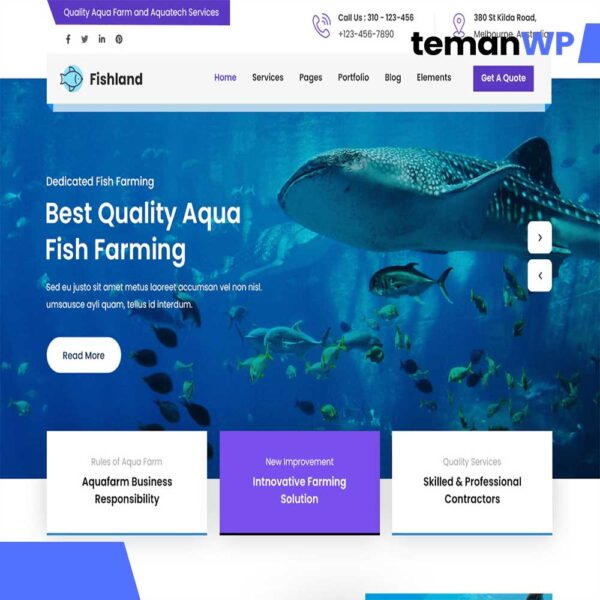 Fishland FSE.1.1 – Theme WordPress