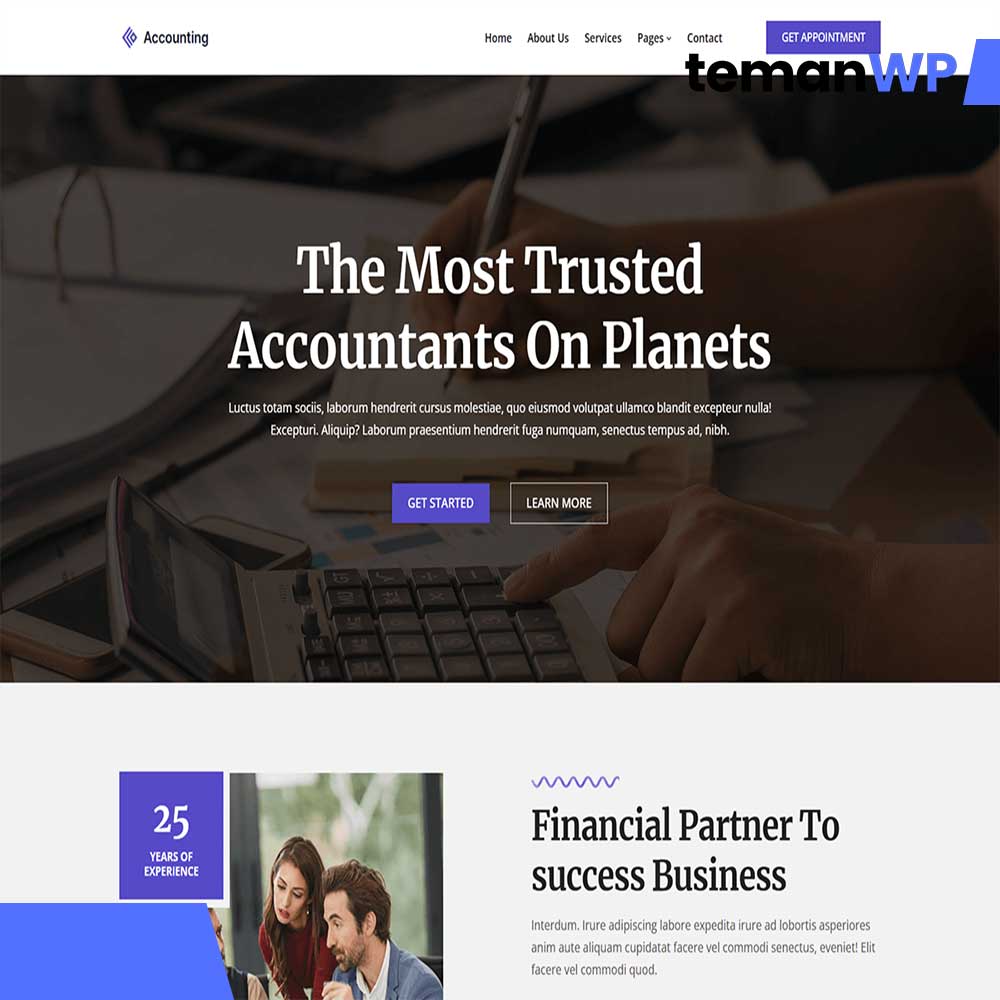 Blockskit Accounting - Theme WordPress