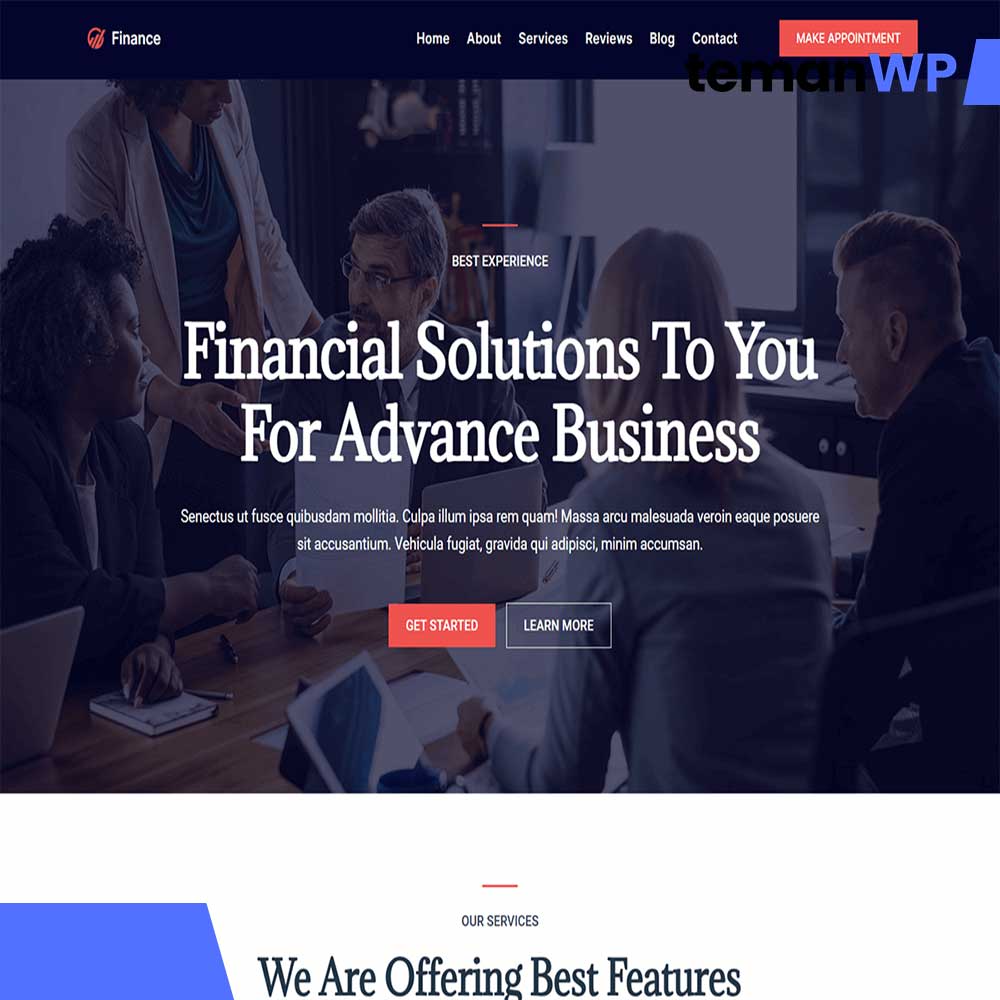 Blockskit Finance - Theme WordPress