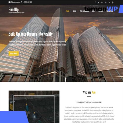 Buildup.1.2.2 - Theme WordPress