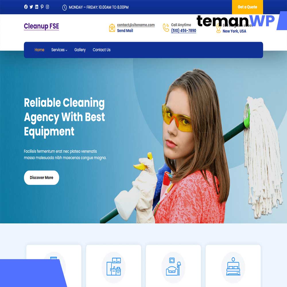 Cleanup FSE.1.0 - Theme WordPress