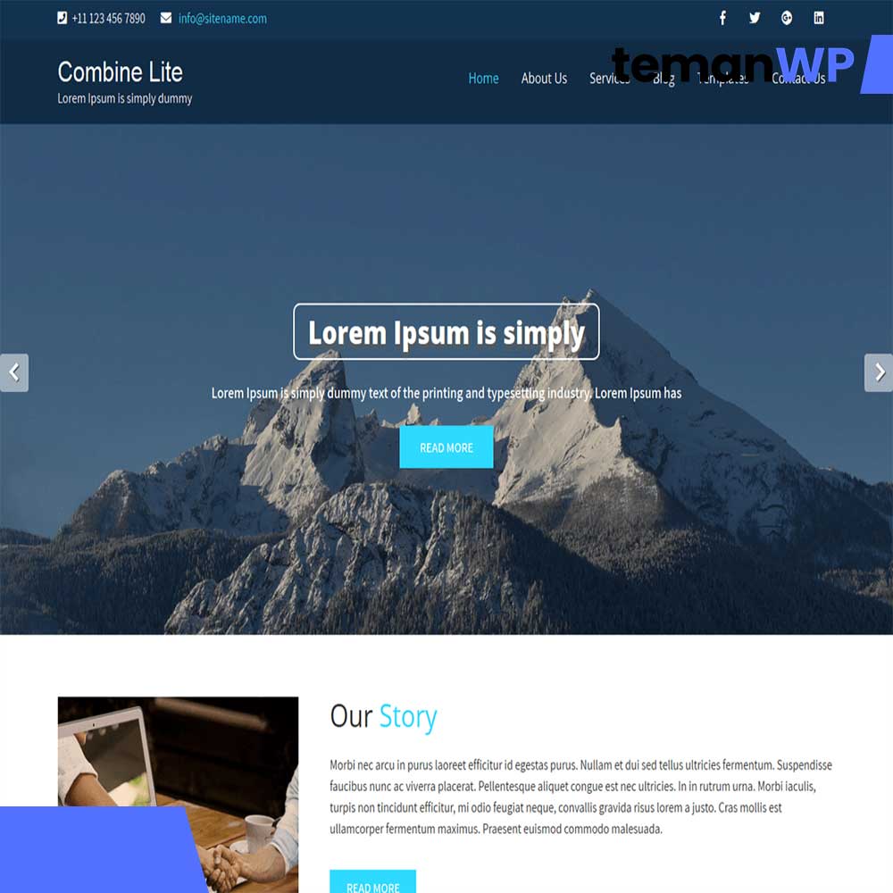 Combine Lite - Theme WordPress