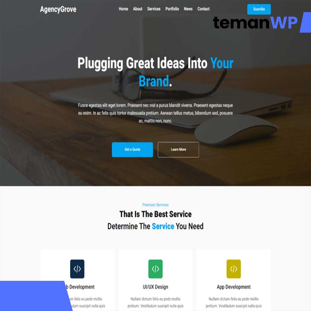 Agencygrove - Theme WordPress