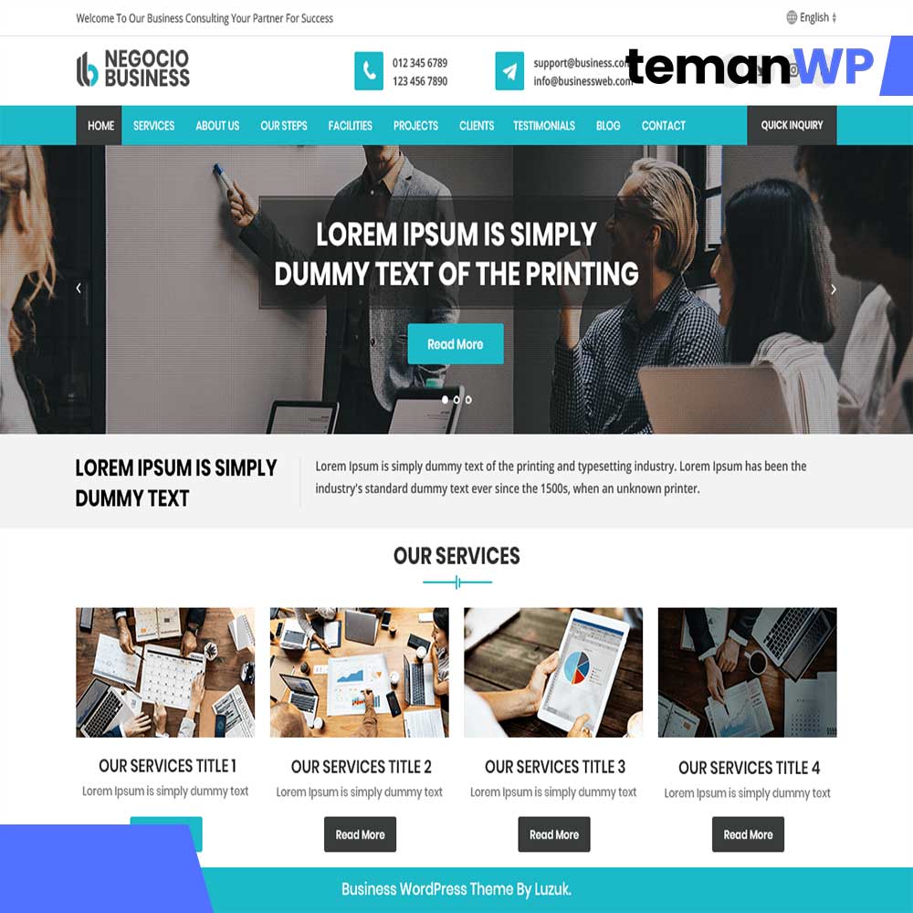 Commercial - Theme WordPress