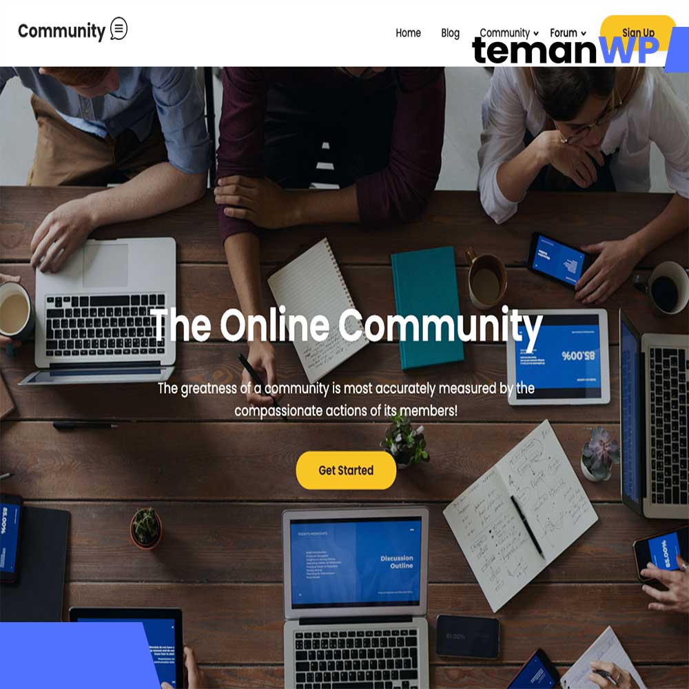 Community - Theme WordPress