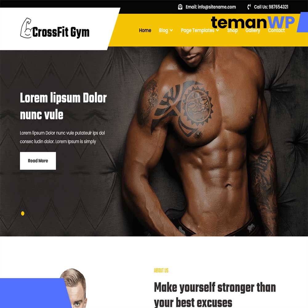 Crossfit Gym 1.0 - Theme WordPress