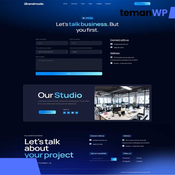 Brandmode - Digital Marketing Agency Elementor Pro Template Kit