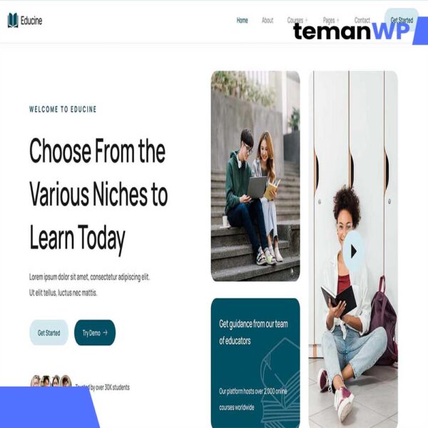 Educine - Online Course & Education Elementor Template Kit
