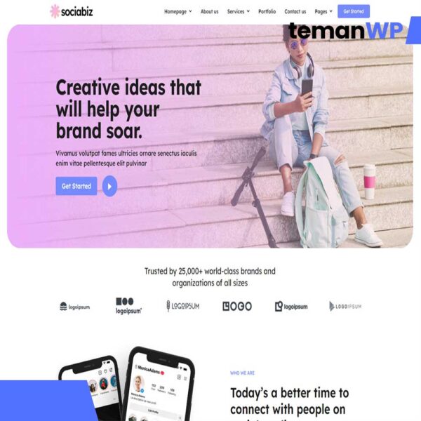 SociaBiz - Digital Marketing Agency Elementor Pro Template Kit
