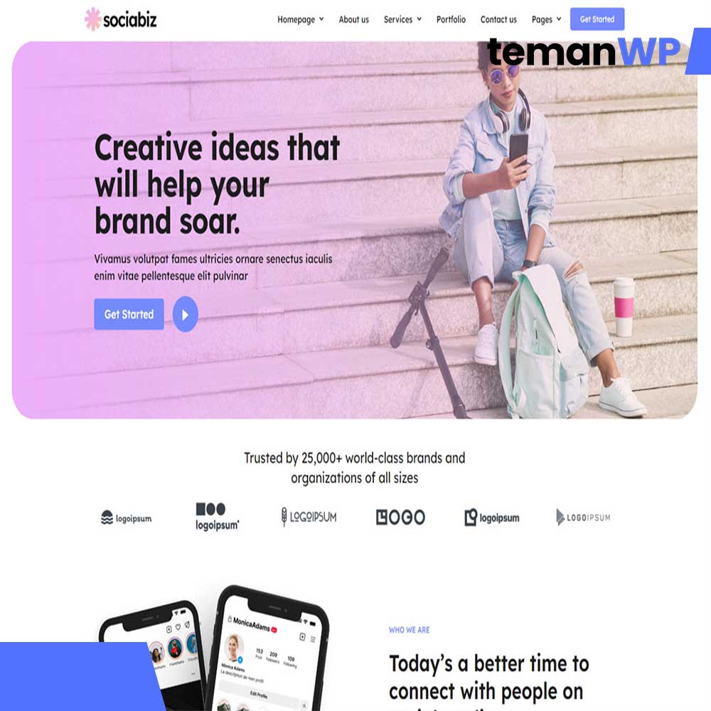 SociaBiz - Digital Marketing Agency Elementor Pro Template Kit