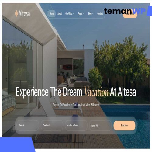Altesa - Villa & Resort Elementor Template Kit