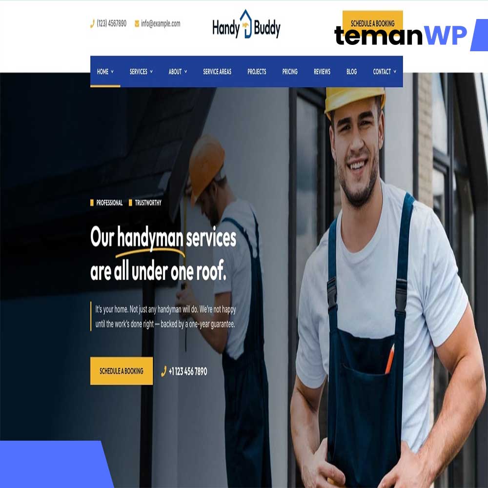 Handy Buddy - Handyman Services Elementor Pro Template Kit