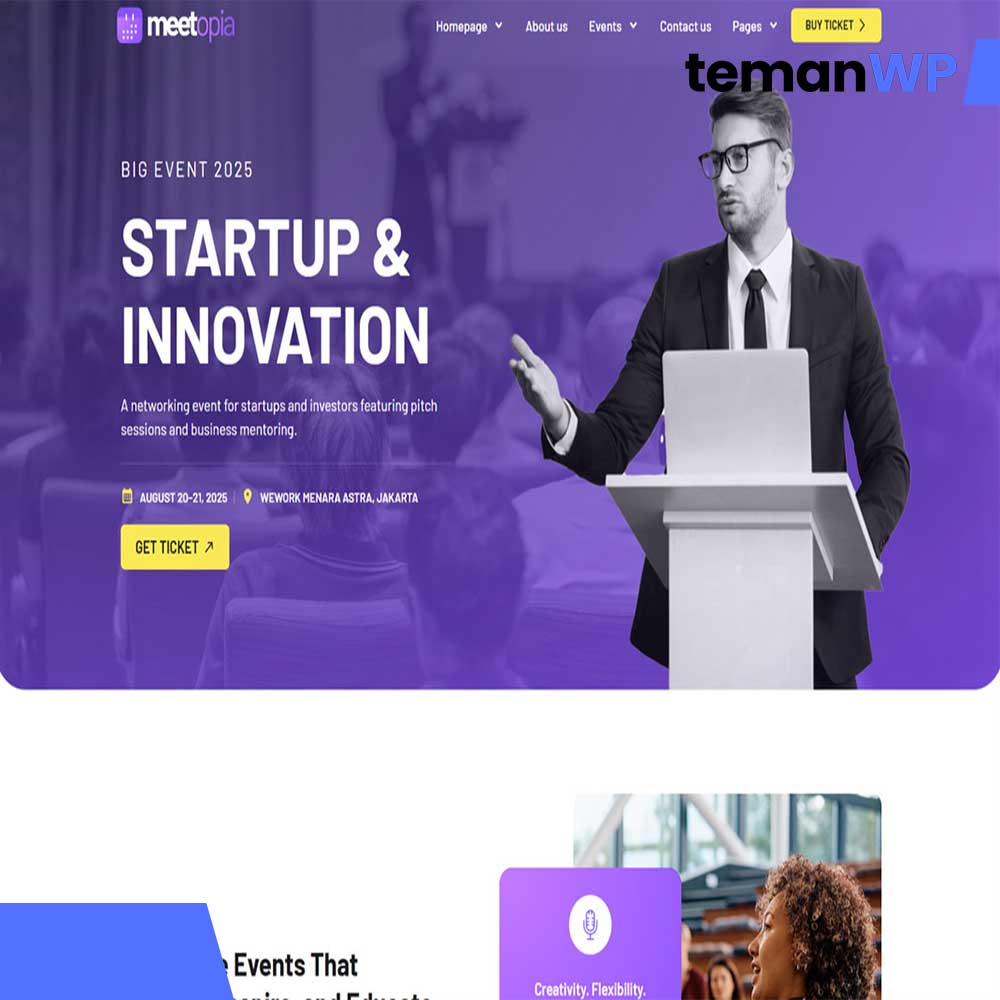 Meetopia - Event & Conference Elementor Pro Template Kit
