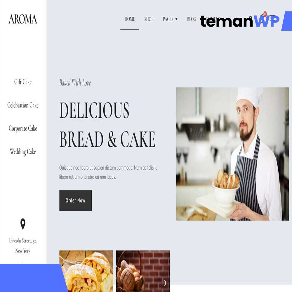 Aroma - Bakery & Cake Elementor Template Kit