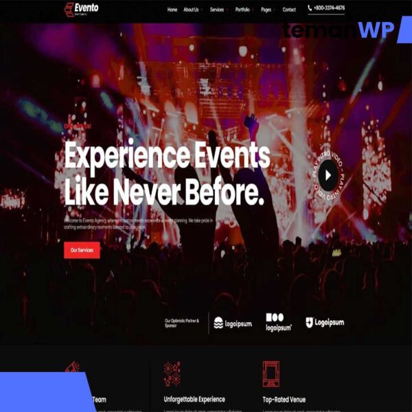 Evento - Event Agency Elementor Template Kit