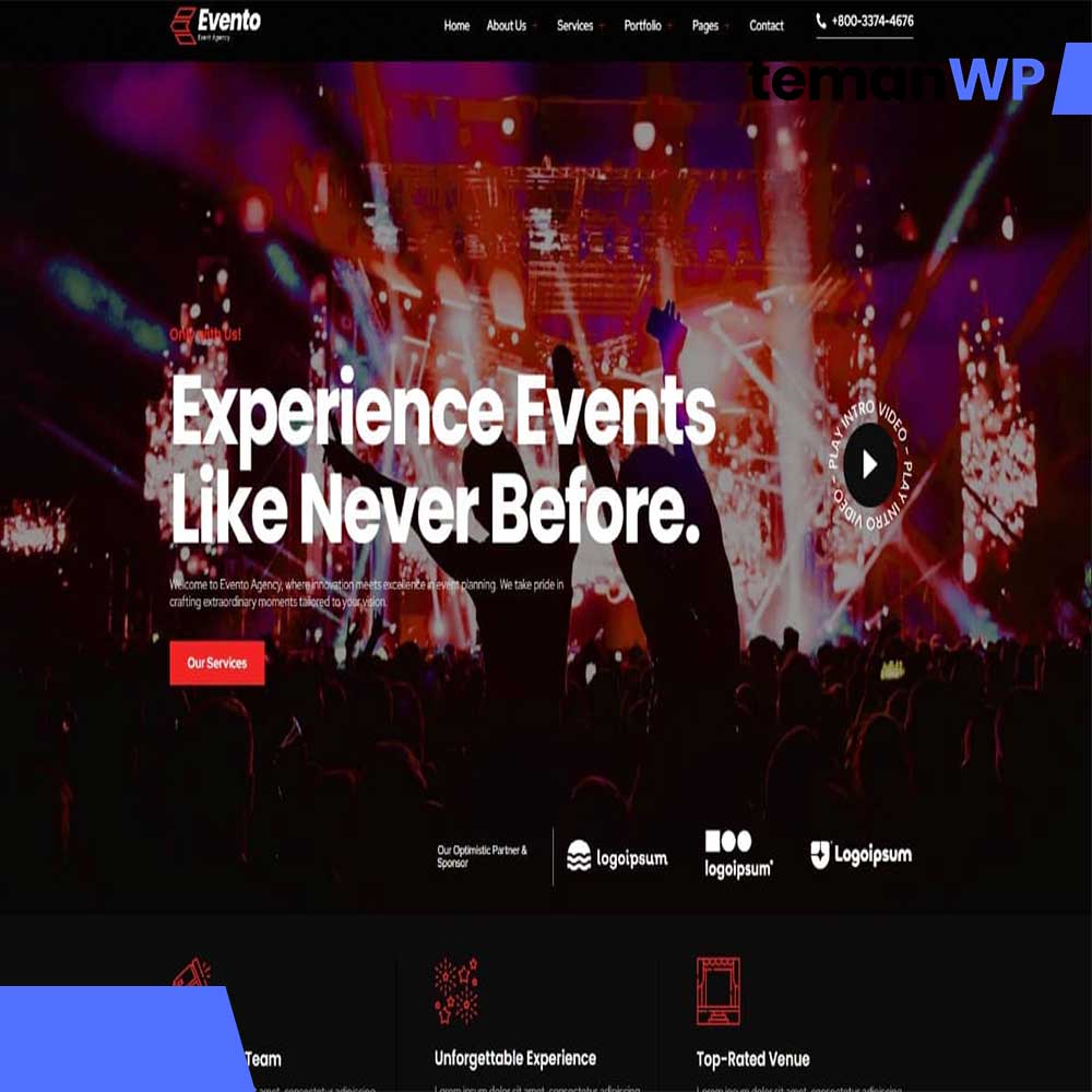 Evento - Event Agency Elementor Template Kit