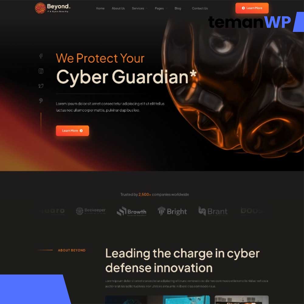 Beyond - IT & Cyber Security Elementor Template Kit