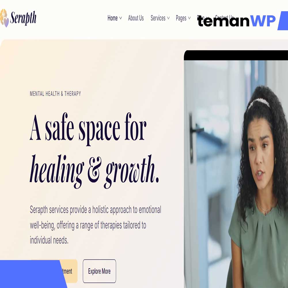 Serapth - Mental Health & Therapy Elementor Template Kit