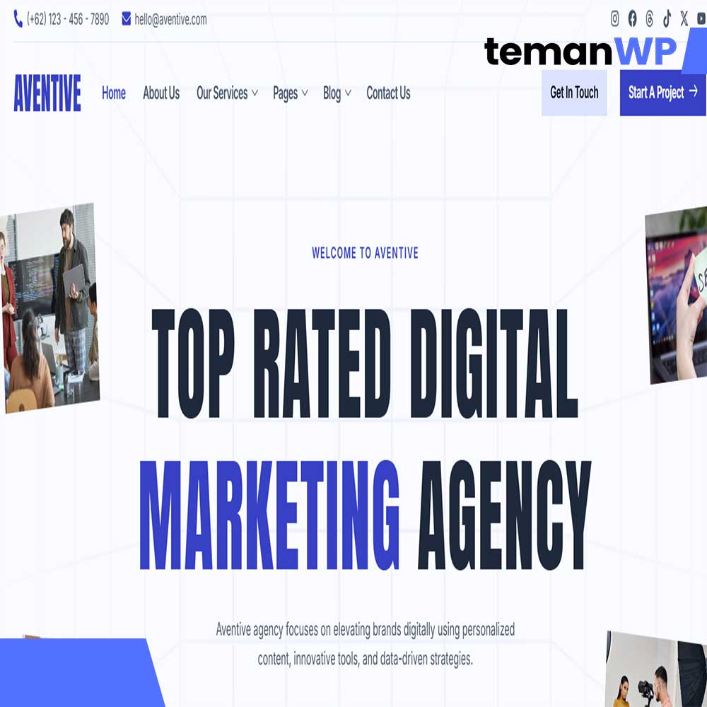 Aventive - Digital Marketing Agency Elementor Template Kit