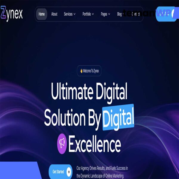 Zynex - Digital Marketing Agency Elementor Template Kit