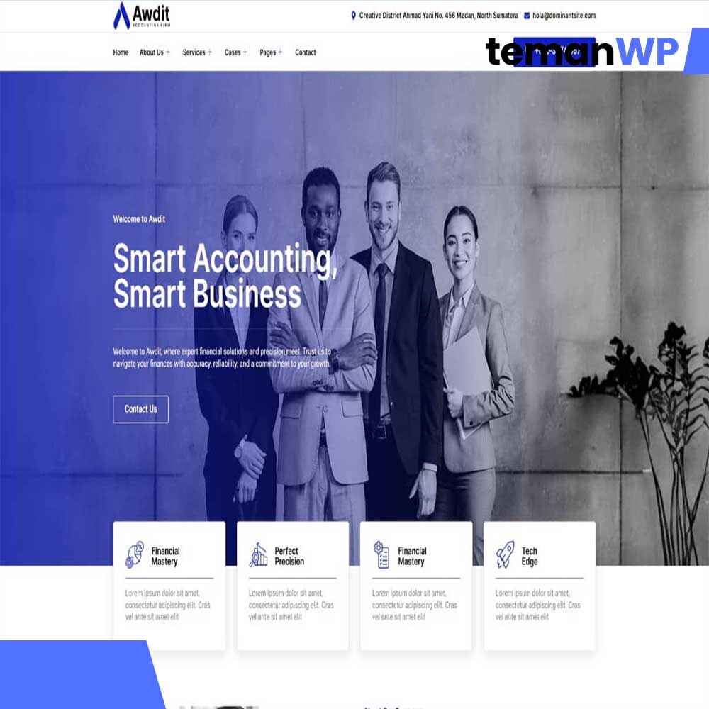 Awdit - Accounting Firm Elementor Template Kit