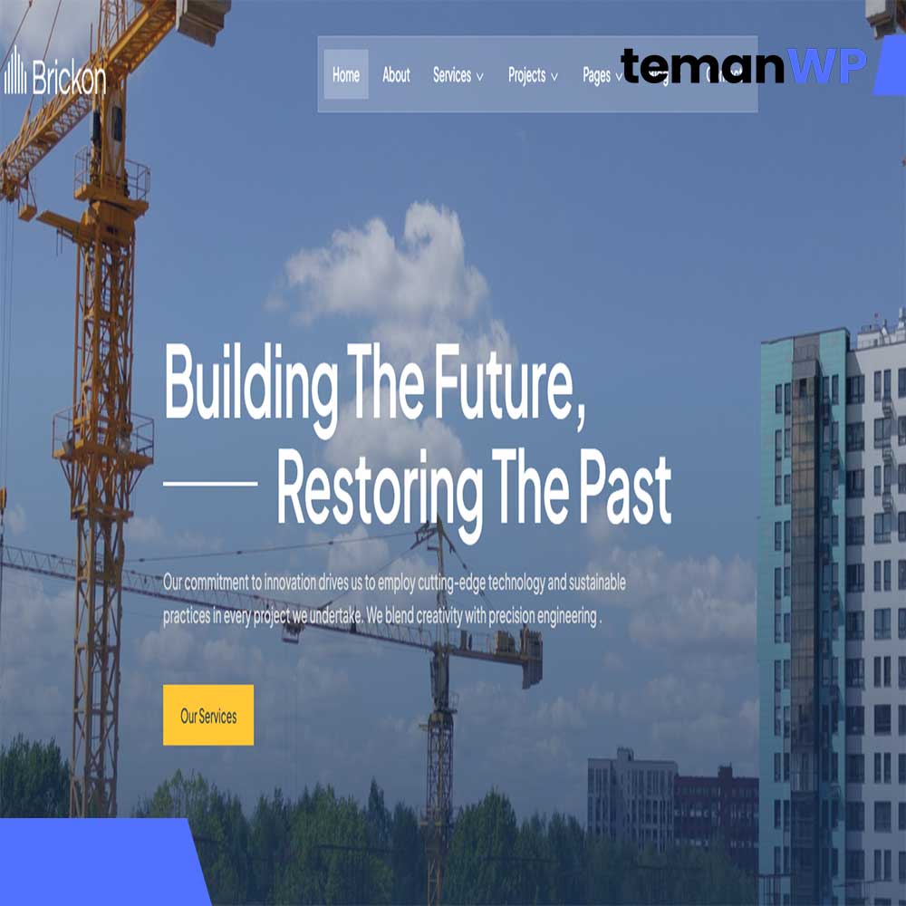 Brickon - Construction Elementor Template Kit