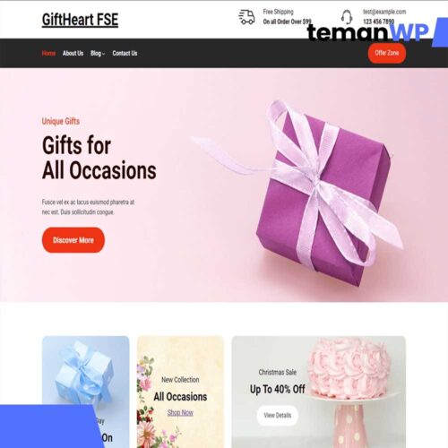 Giftheart FSE – Theme WordPress