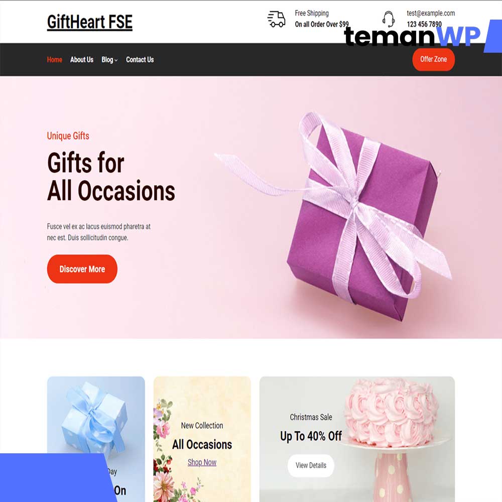Giftheart FSE – Theme WordPress
