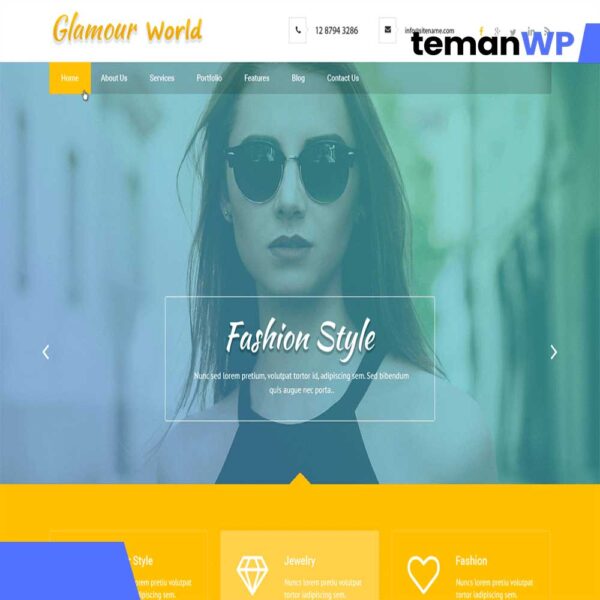 Glamour World.1.1.1 – Theme WordPress