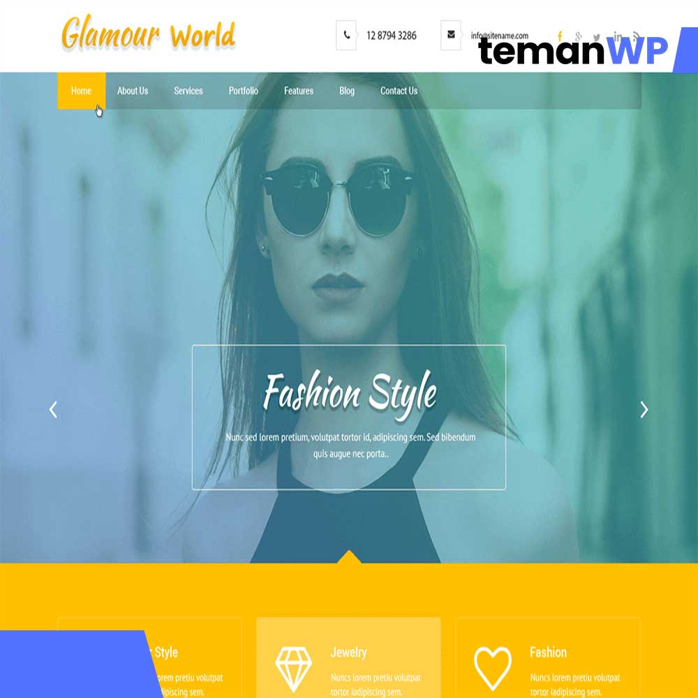 Glamour World.1.1.1 – Theme WordPress