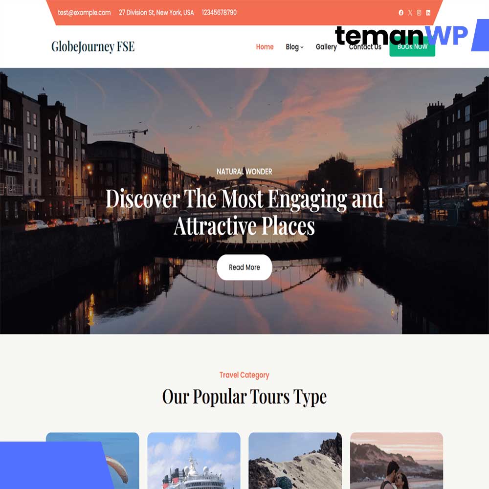 Globejourney FSE.1.0 – Theme WordPress