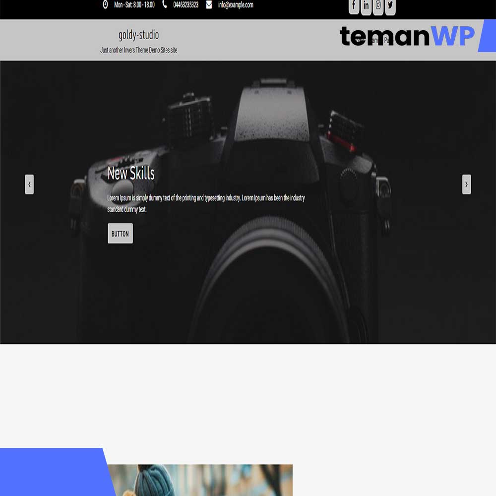 Goldy Studio – Theme WordPress