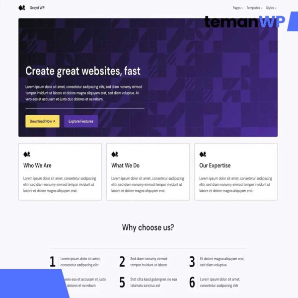 Greyd WP – Theme WordPress