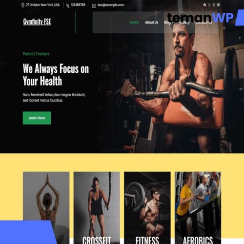 Gymfinity FSE.1.0 – Theme WordPress
