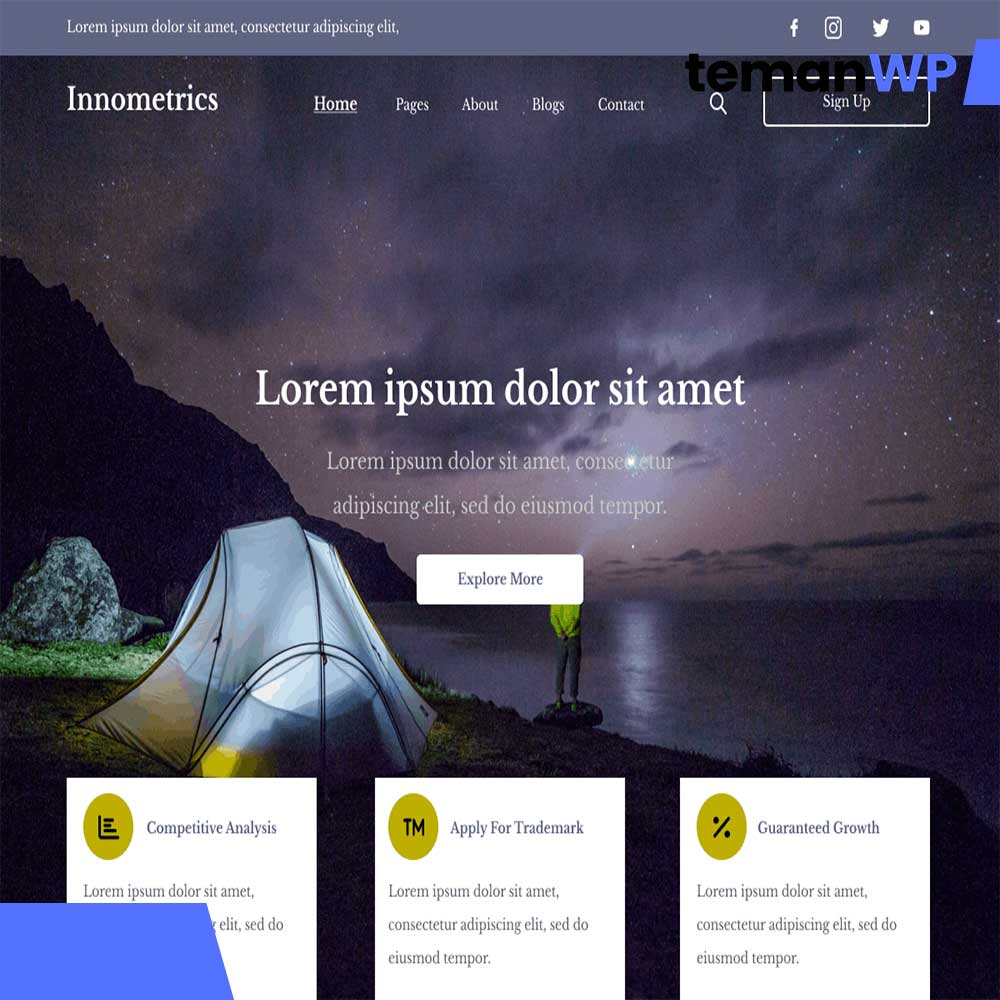 Innometrics Marketing – Theme WordPress
