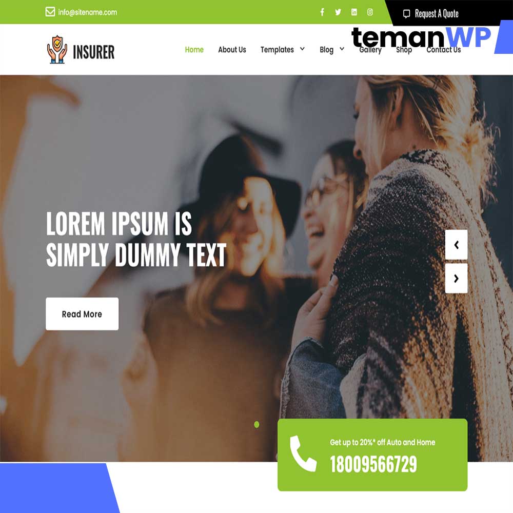 Insurer Lite.1.0 – Theme WordPress