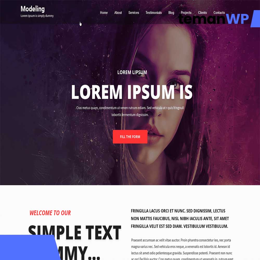 Modeling Lite.1.0.0 – Theme WordPress