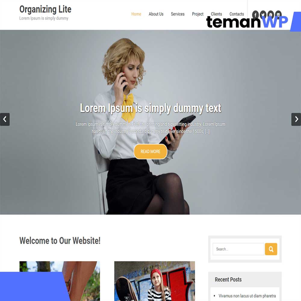 Organizing Lite.1.0 – Theme WordPress