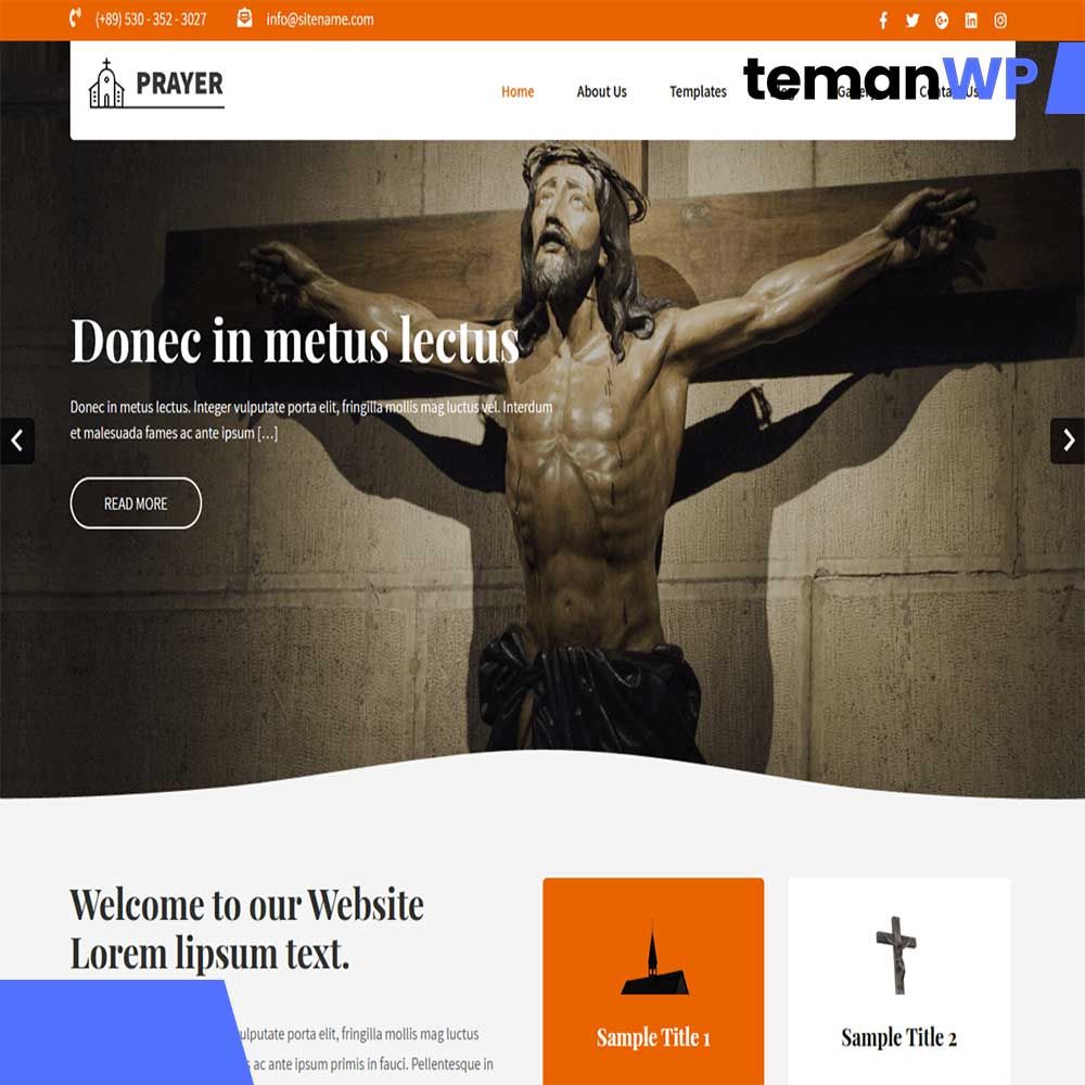 Prayer Lite.2.0 – Theme WordPress