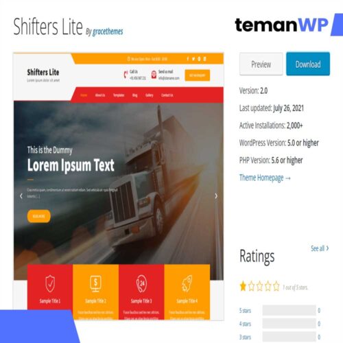 Shifters Lite – Theme WordPress