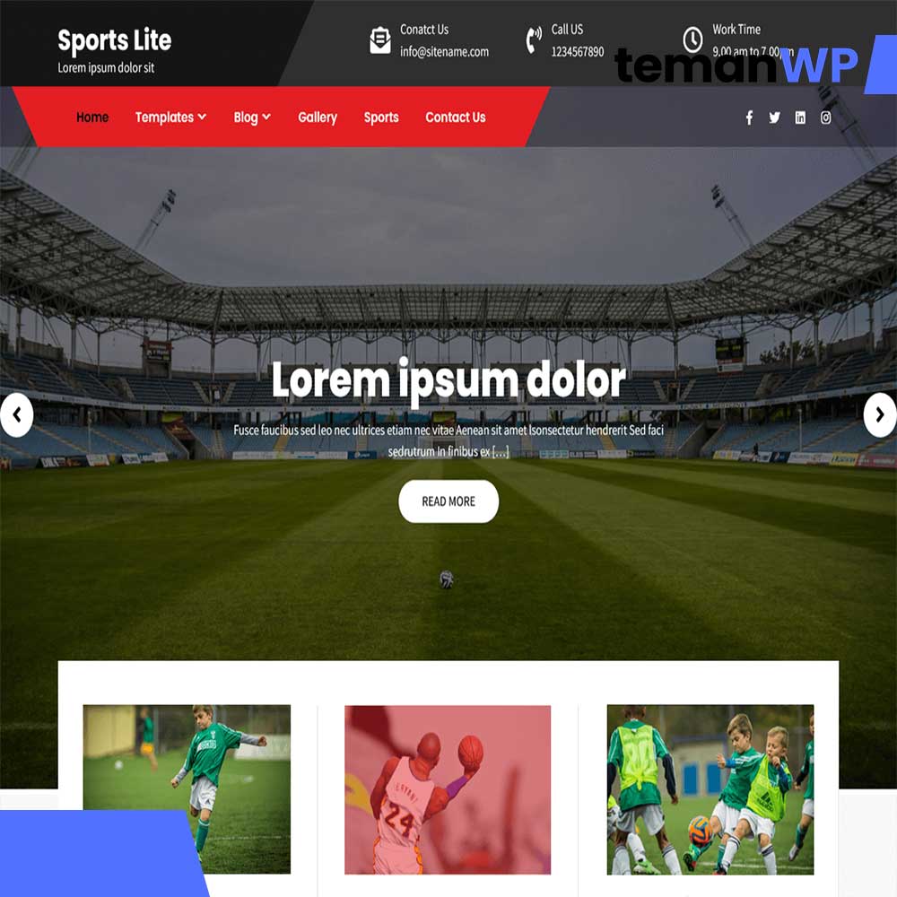 Sports Lite.1.0 – Theme WordPress