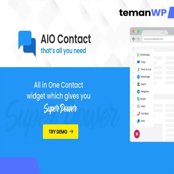 AIO Contact All in One Contact Widget