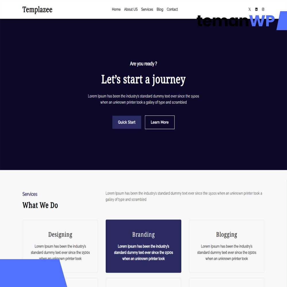 Templazee – Theme WordPress